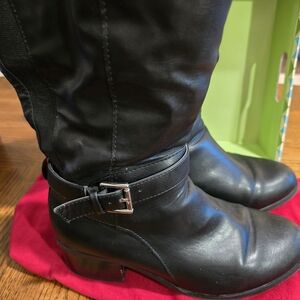 Lane Bryant Black Heeled Boots